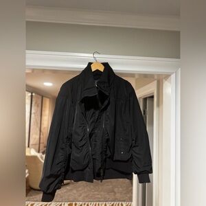 Athleta Black Windbreaker Jacket